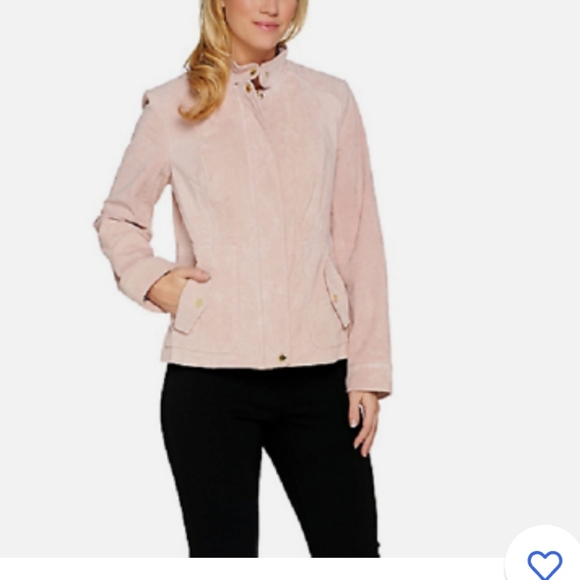 Isaac Mizrahi Jackets & Blazers - ISAAC MIZRAHI LIVE SUEDE FLIGHT JACKET SIZE 22 IN WOMENS